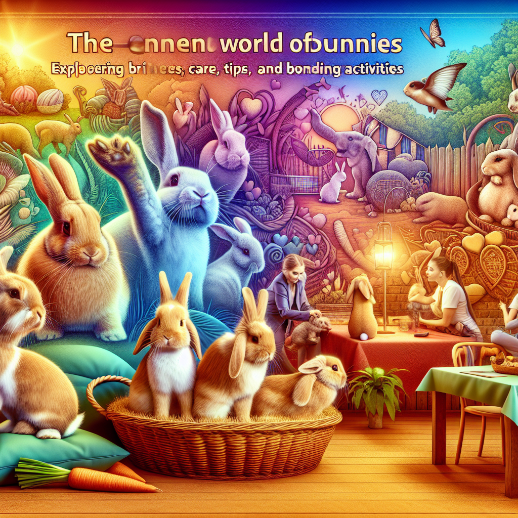 The Enchanting World of Bunnies: Exploring Bunny Breeds, Care Tips, and Bonding Activities