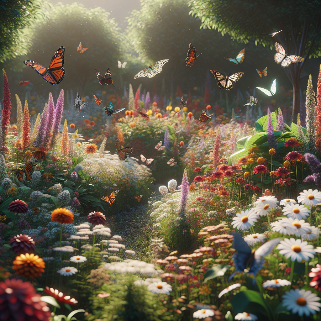 Blooming Gardens: A Haven For Butterflies