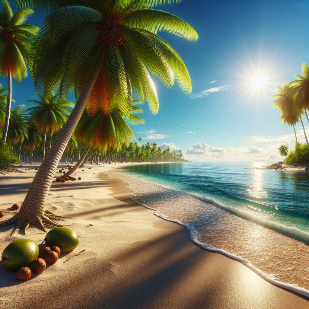 Discover The Tropical Paradise: Beach, Coconut, Sand!
