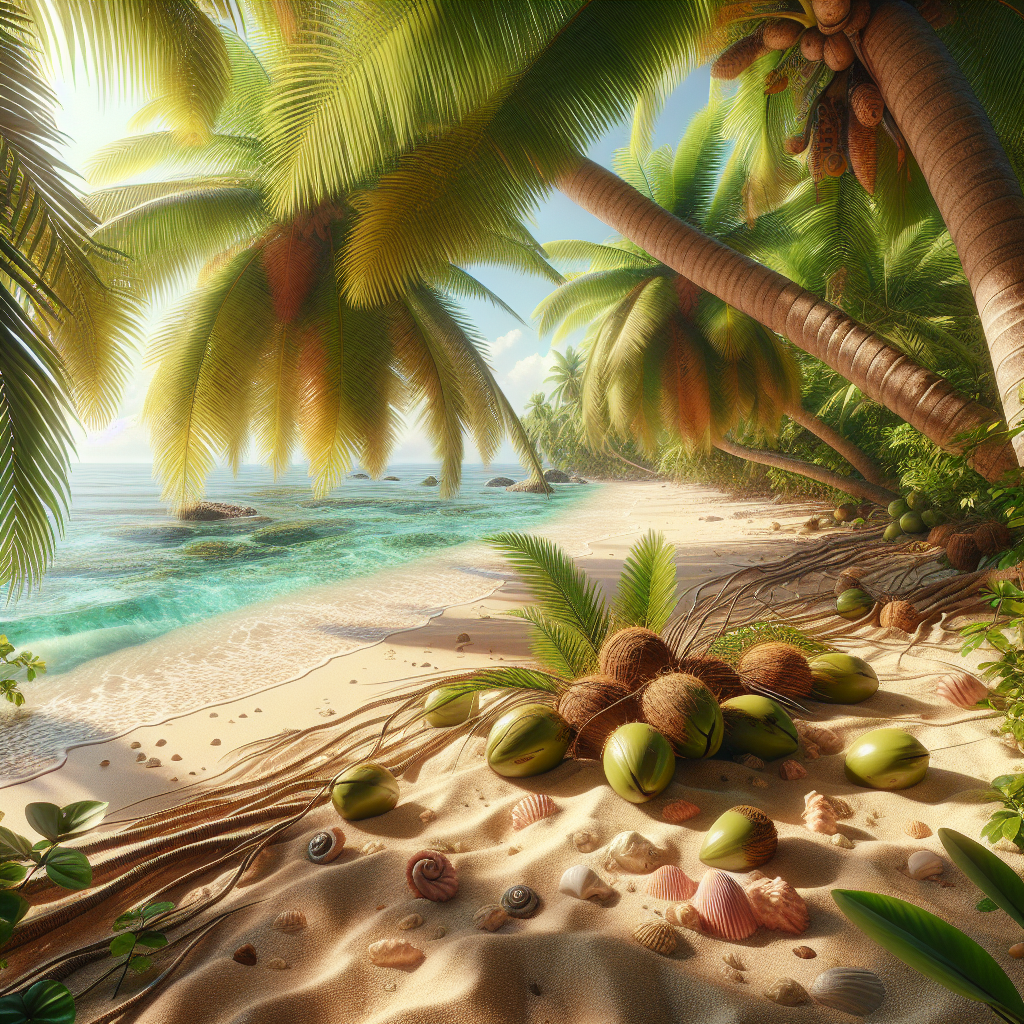 Sun Kissed Paradise: Embracing The Beach, Coconut, And Sand Bliss