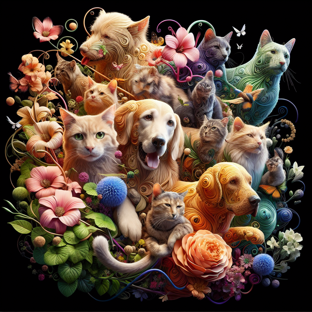 Loving Pets And Beautiful Blooms: When Dogs, Cats, And Flowers Coexist