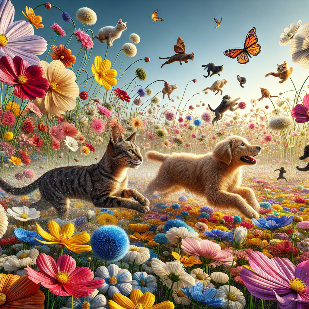 The Fascinating Connection Between Dogs, Cats, And Flowers
