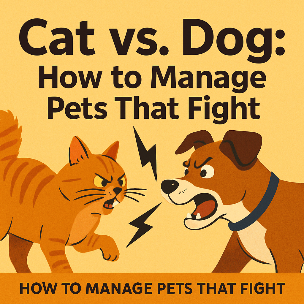 Cat Vs. Dog: How To Manage Pets That Fight