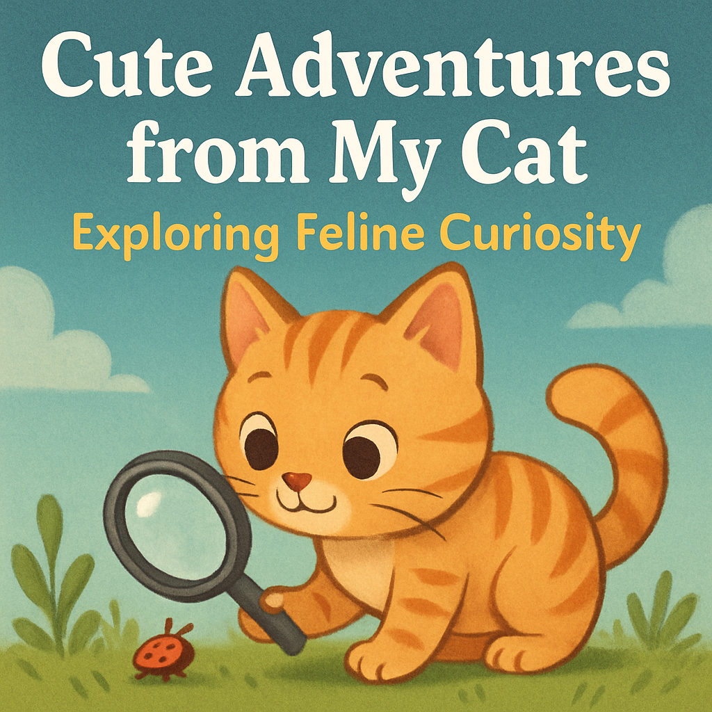 Cute Adventures From My Cat: Exploring Feline Curiosity