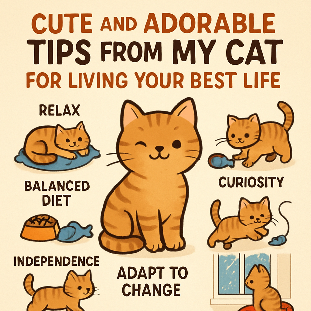 Cute And Adorable Tips From My Cat For Living Your Best Life