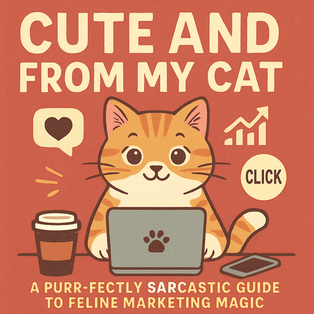 Cute And From My Cat: A Purr Fectly Sarcastic Guide To Feline Marketing Magic