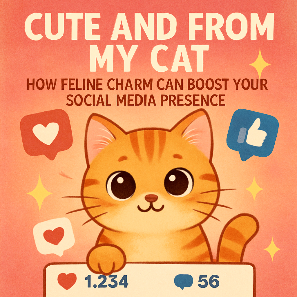 Cute And From My Cat: How Feline Charm Can Boost Your Social Media Presence