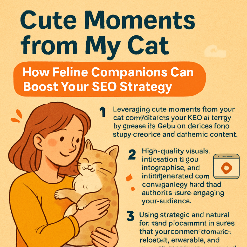 Cute Moments From My Cat: How Feline Companions Can Boost Your Seo Strategy