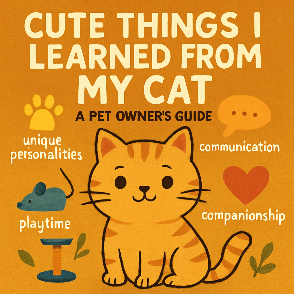 Cute Things I Learned From My Cat: A Pet Owner’s Guide