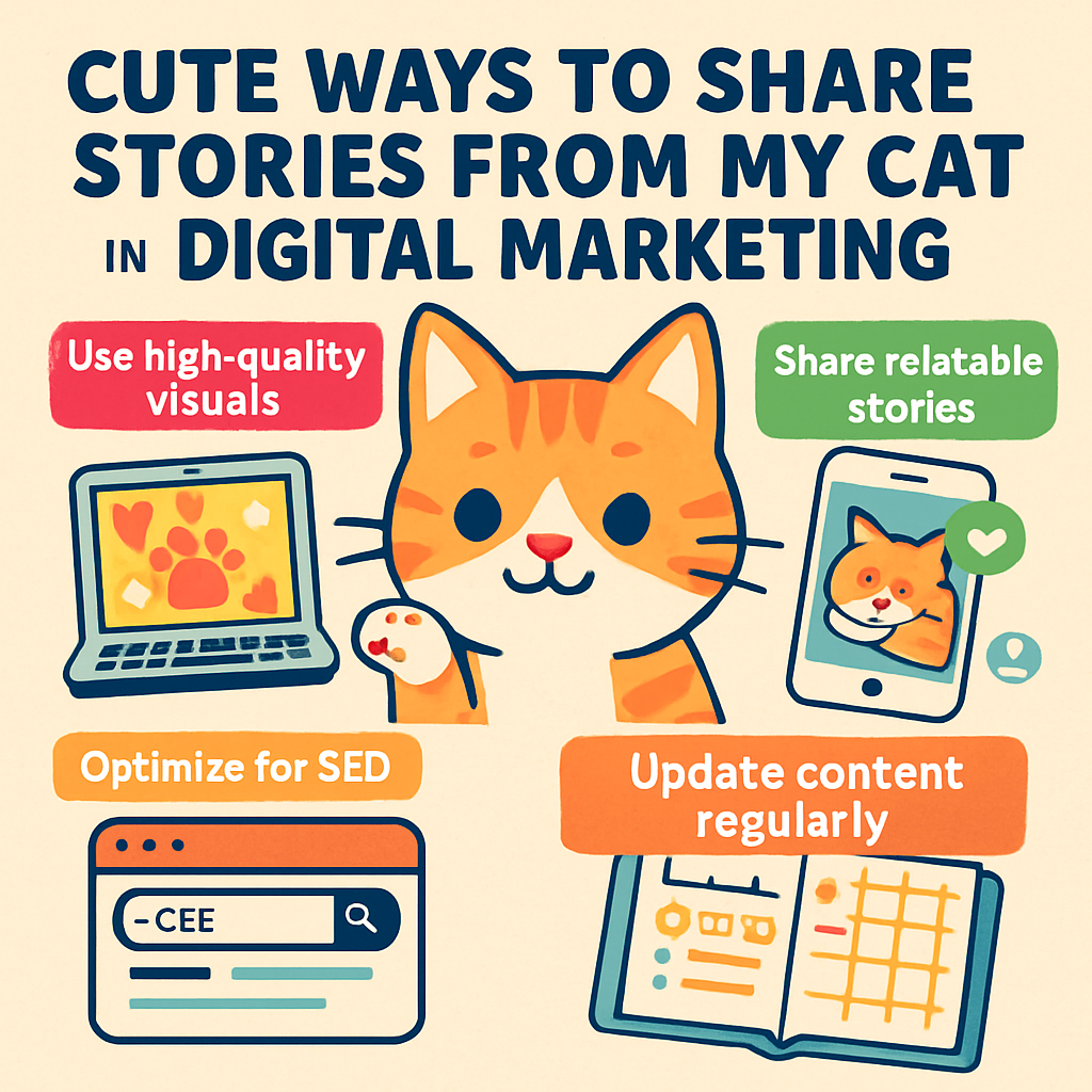Cute Ways To Share Stories From My Cat In Digital Marketing