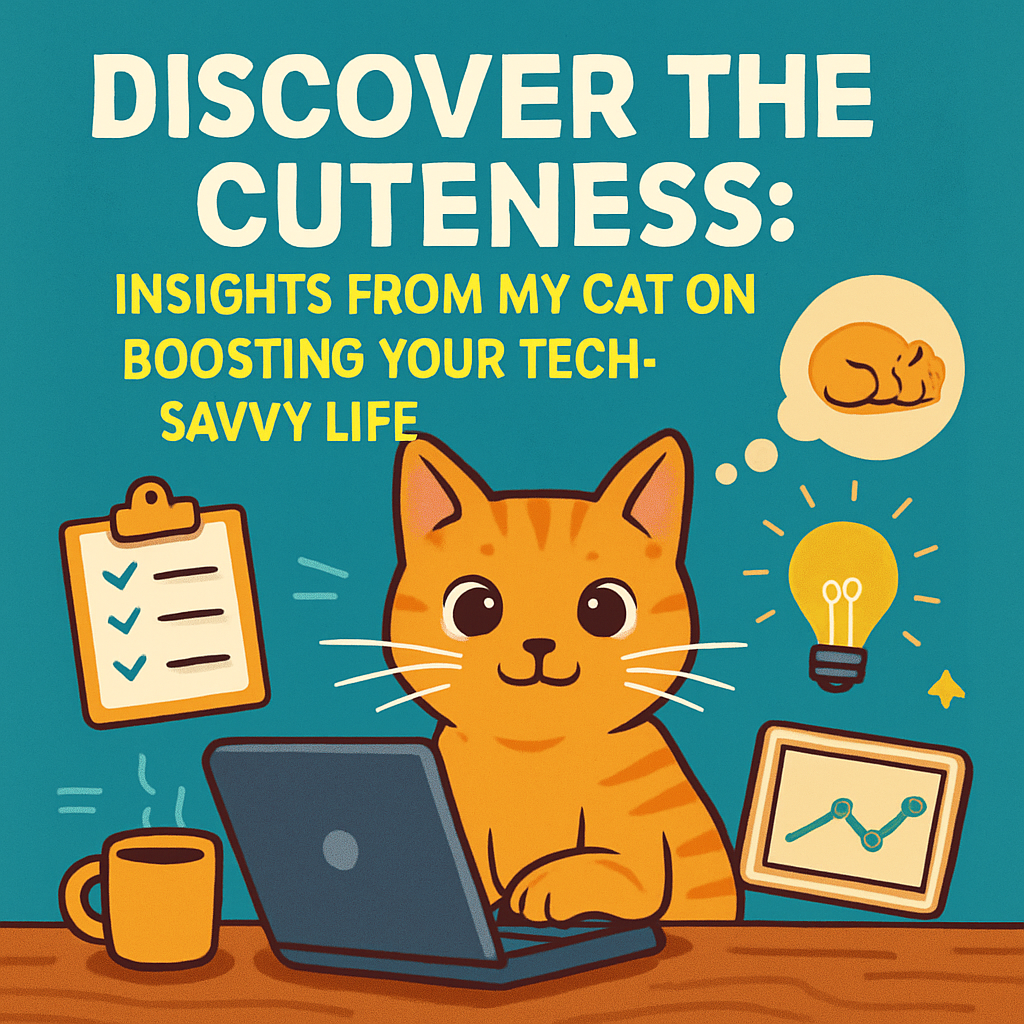 Discover The Cuteness: Insights From My Cat On Boosting Your Tech Savvy Life