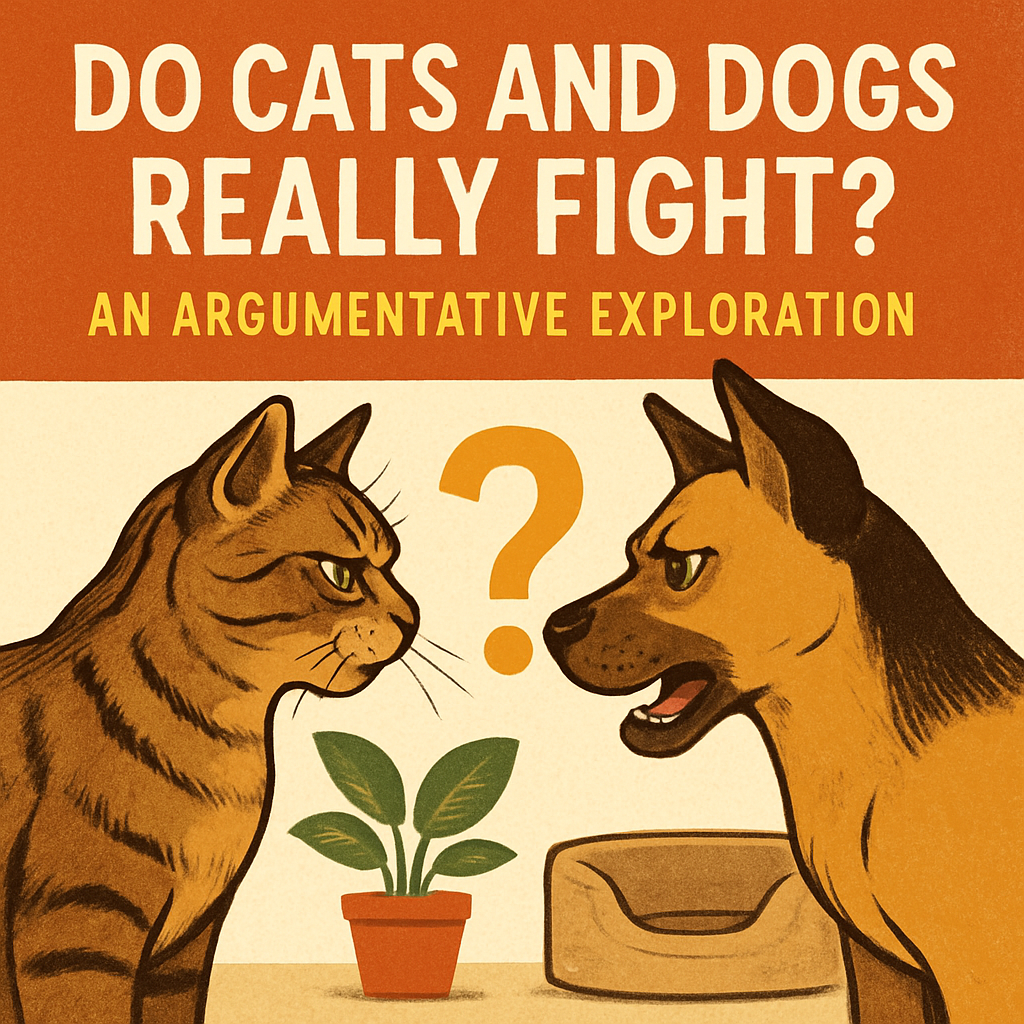 Do Cats And Dogs Really Fight? An Argumentative Exploration