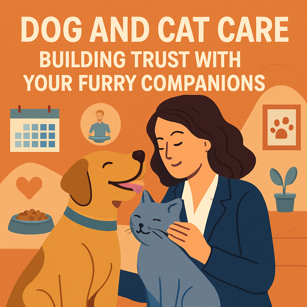Dog And Cat Care: Building Trust With Your Furry Companions