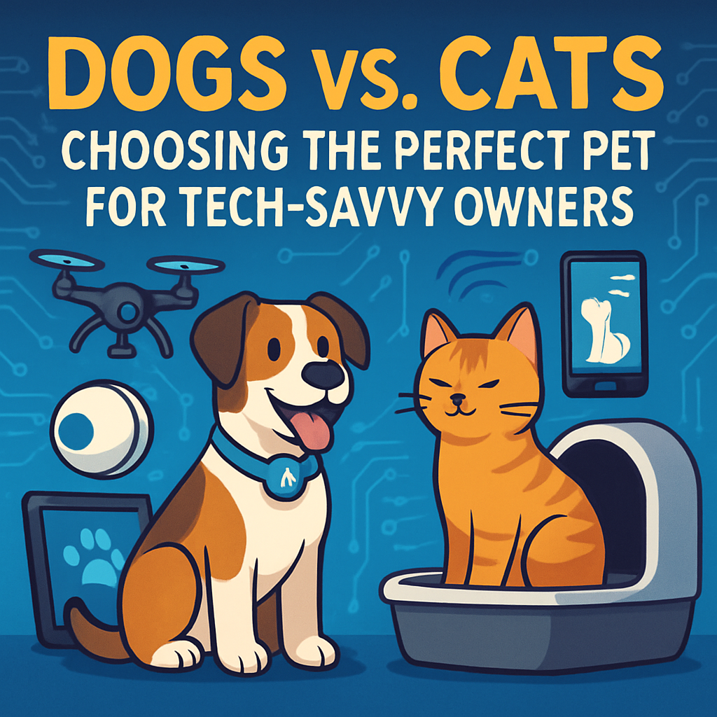 Dogs Vs. Cats: Choosing The Perfect Pet For Tech Savvy Owners