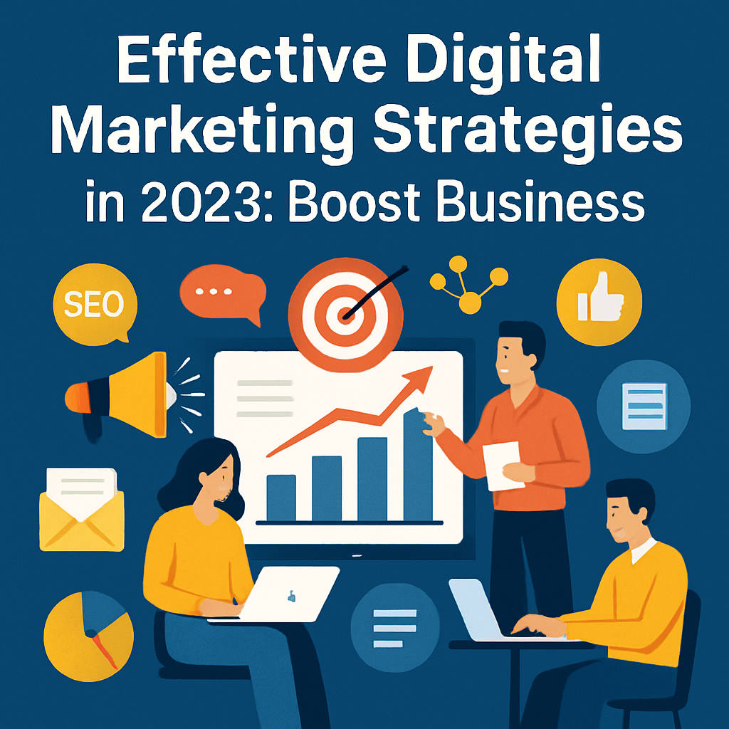 Effective Digital Marketing Strategies In 2023: Boost Your Business