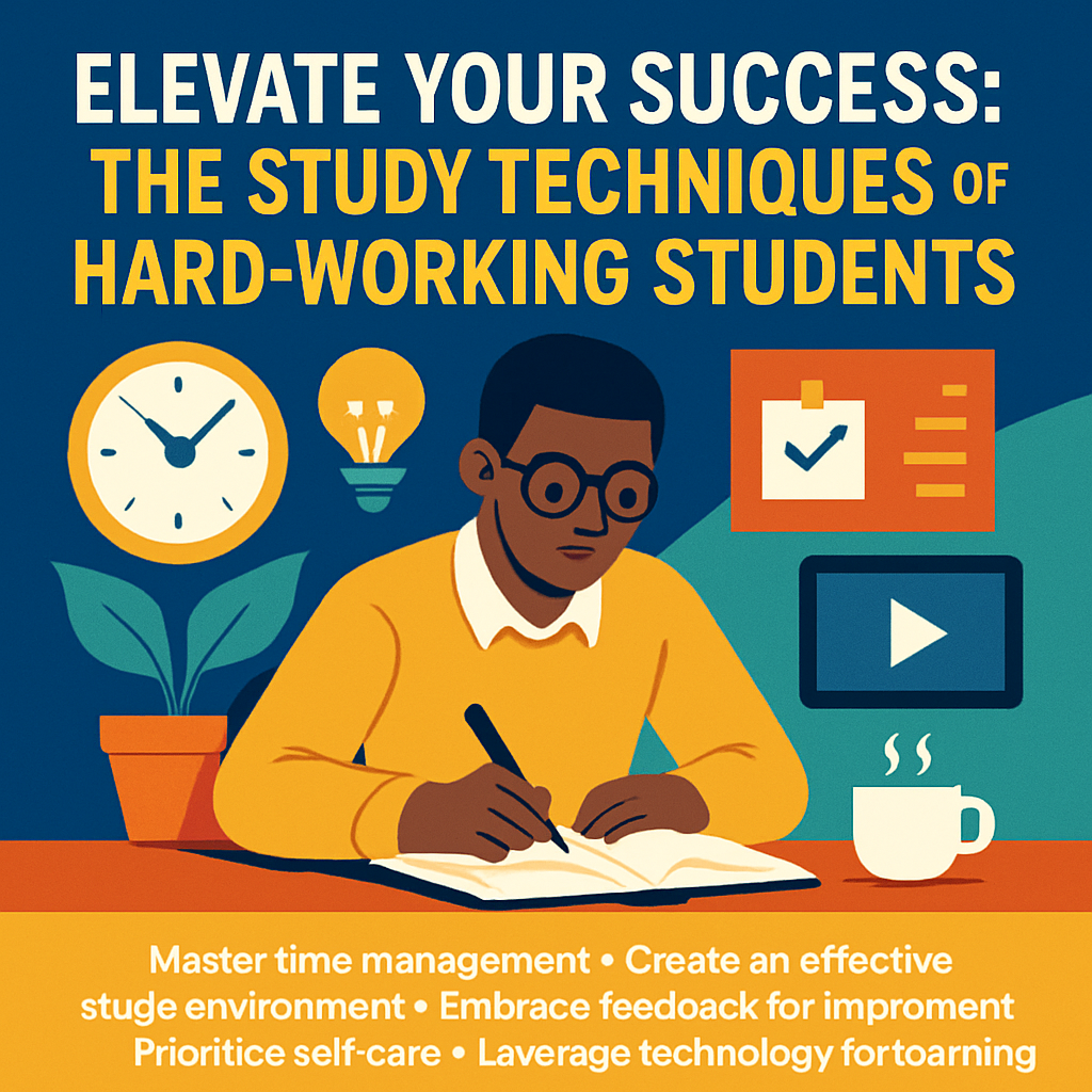 Elevate Your Success: The Study Techniques Of Hard Working Students