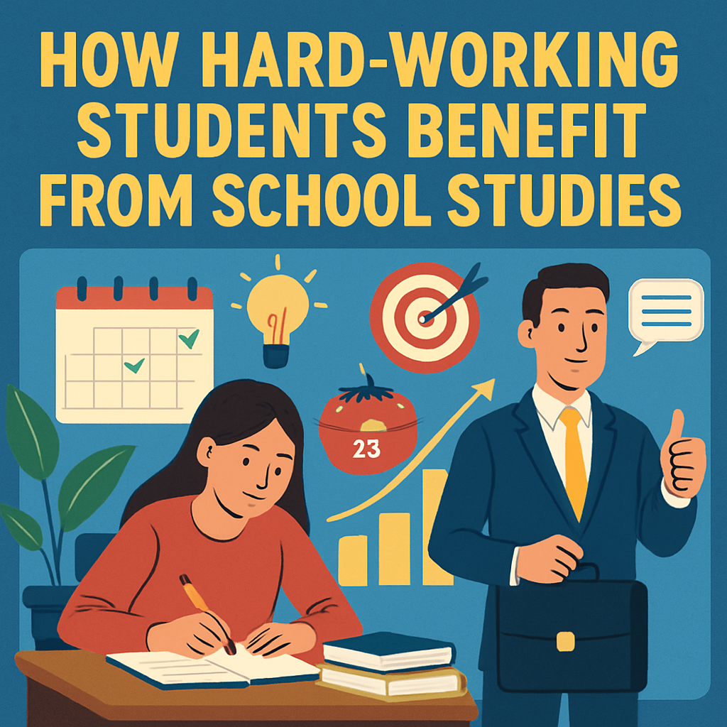 How Hard Working Students Benefit From School Studies