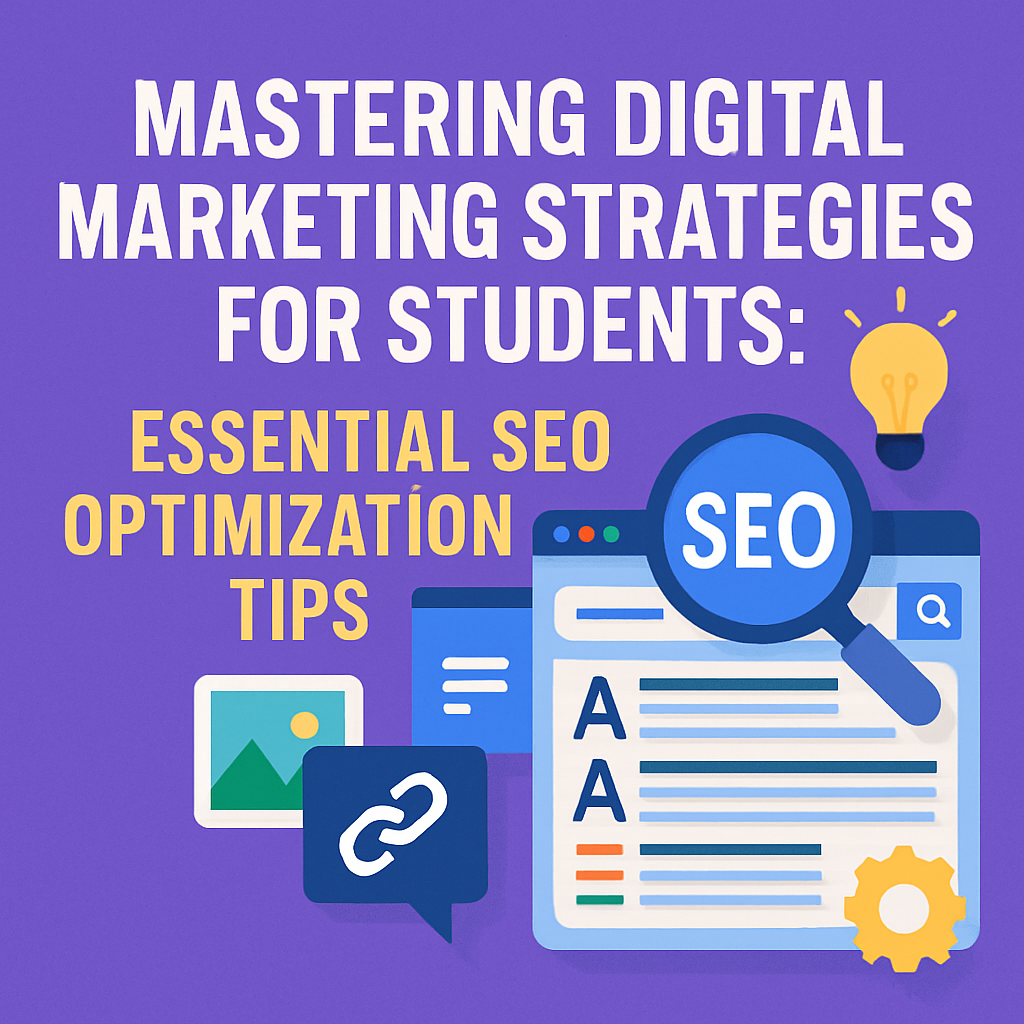 Mastering Digital Marketing Strategies For Students: Essential Seo Optimization Tips