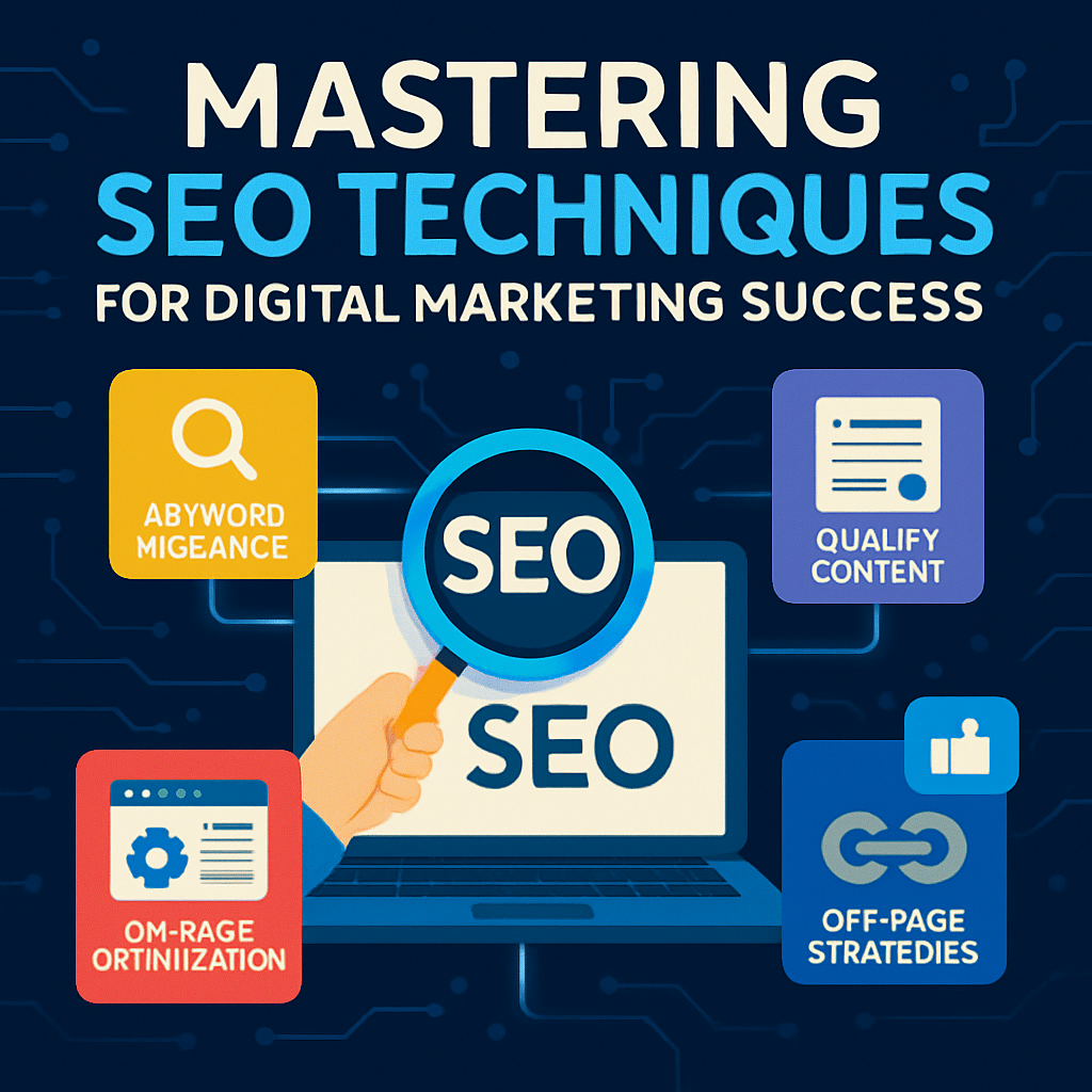 Mastering Seo Techniques For Digital Marketing Success
