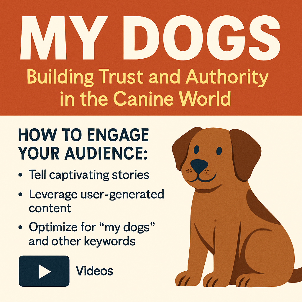 My Dogs: Building Trust And Authority In The Canine World