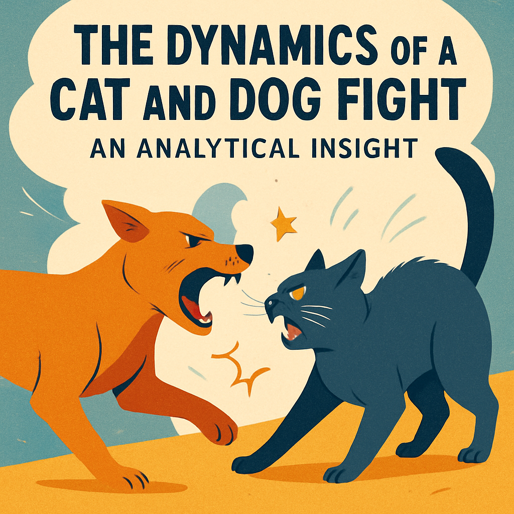 The Dynamics Of A Cat And Dog Fight: An Analytical Insight