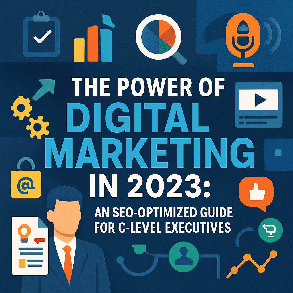 The Power Of Digital Marketing In 2023: An Seo Optimized Guide For C Level Executives
