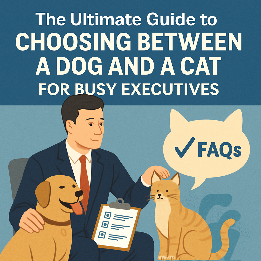 The Ultimate Guide To Choosing Between A Dog And A Cat For Busy Executives