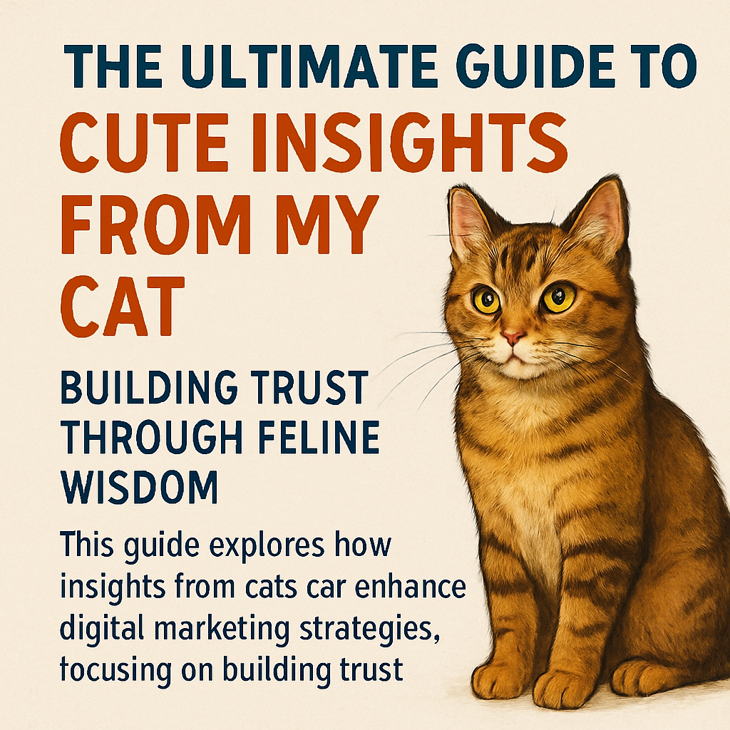 The Ultimate Guide To Cute Insights From My Cat: Building Trust Through Feline Wisdom