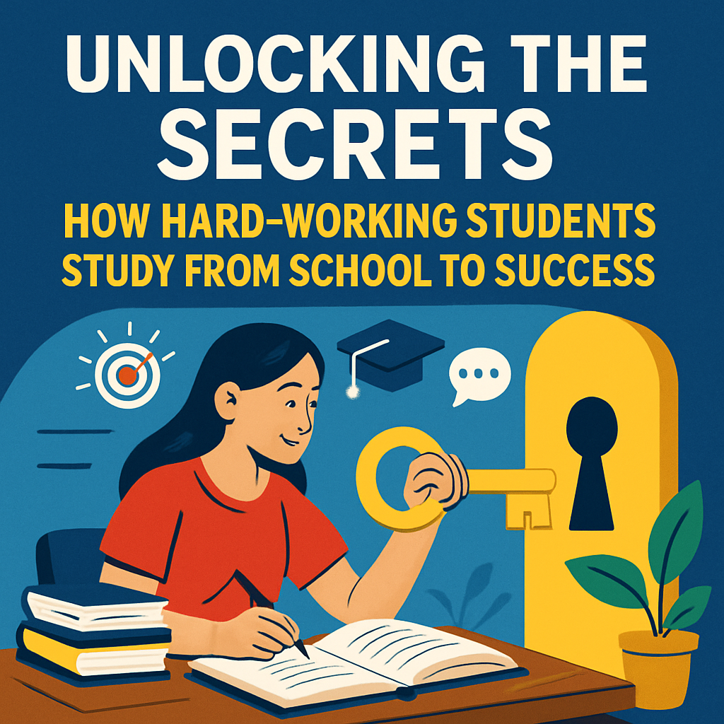 Unlocking The Secrets: How Hard Working Students Study From School To Success