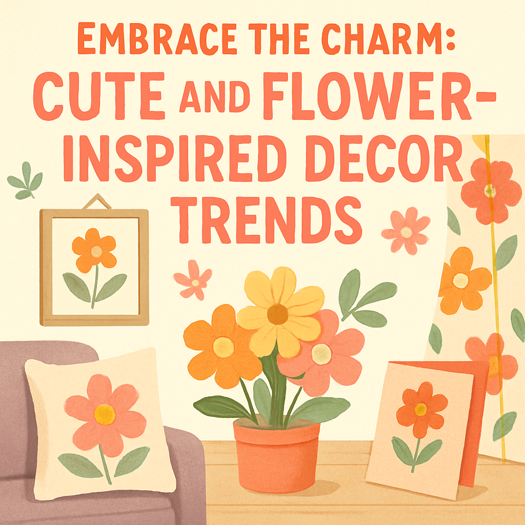 Embrace The Charm: Cute And From Flower Inspired Decor Trends