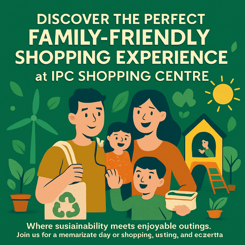 Family Friendly Shopping And Sustainability Initiatives: Your Perfect Weekend Getaway At Ipc Shopping Centre