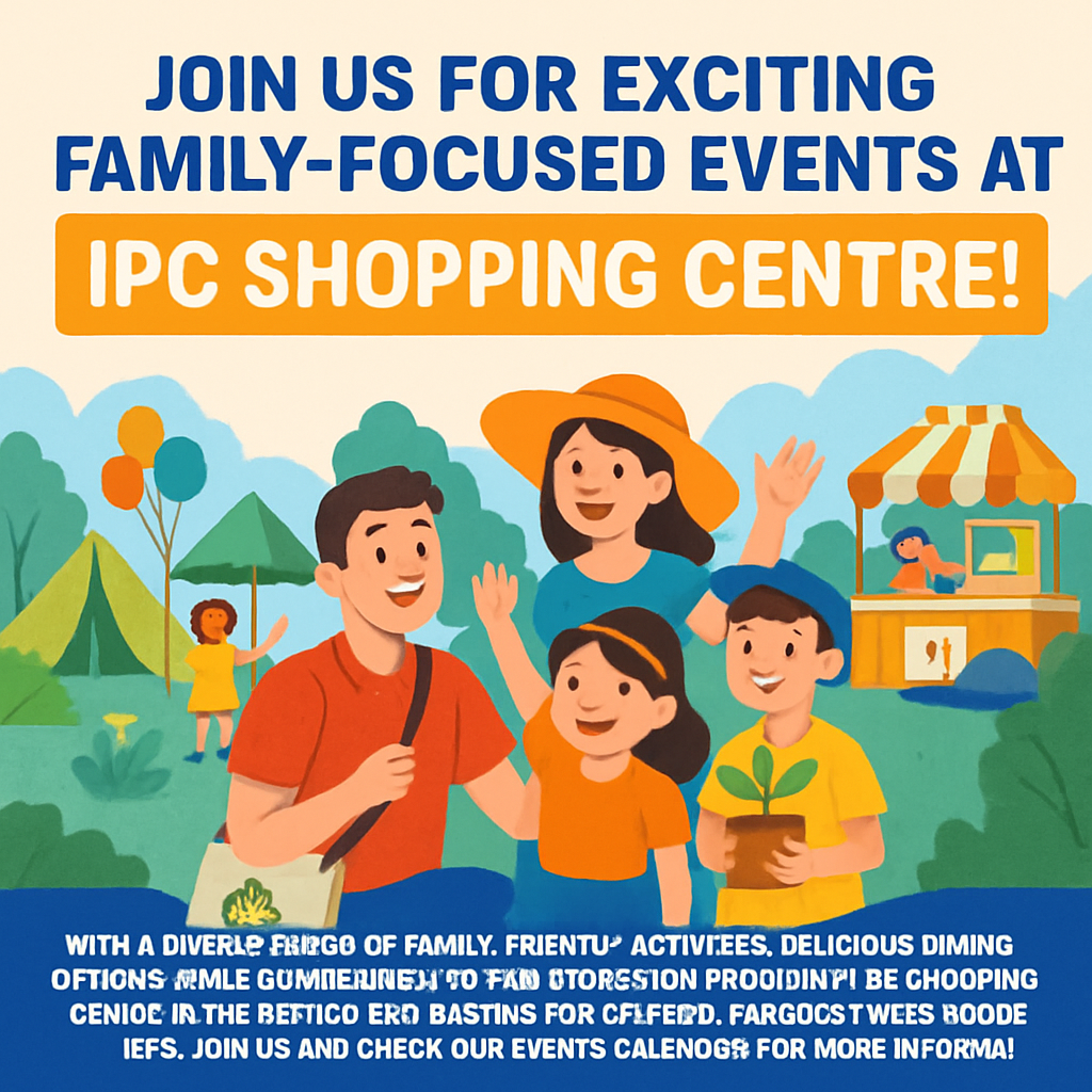 Join Us For Exciting Family Focused Events At Ipc Shopping Centre!