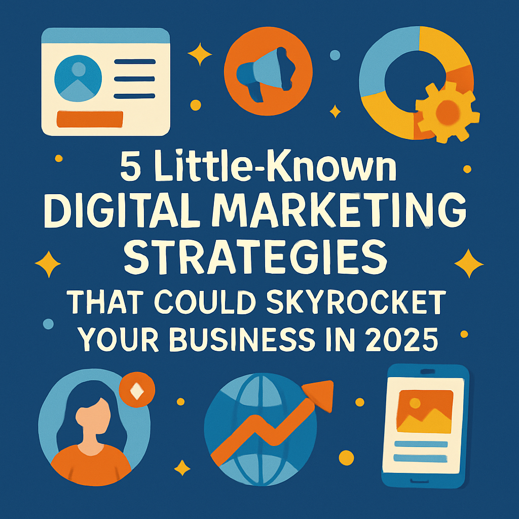 5 Little Known Digital Marketing Strategies That Could Skyrocket Your Business In 2025
