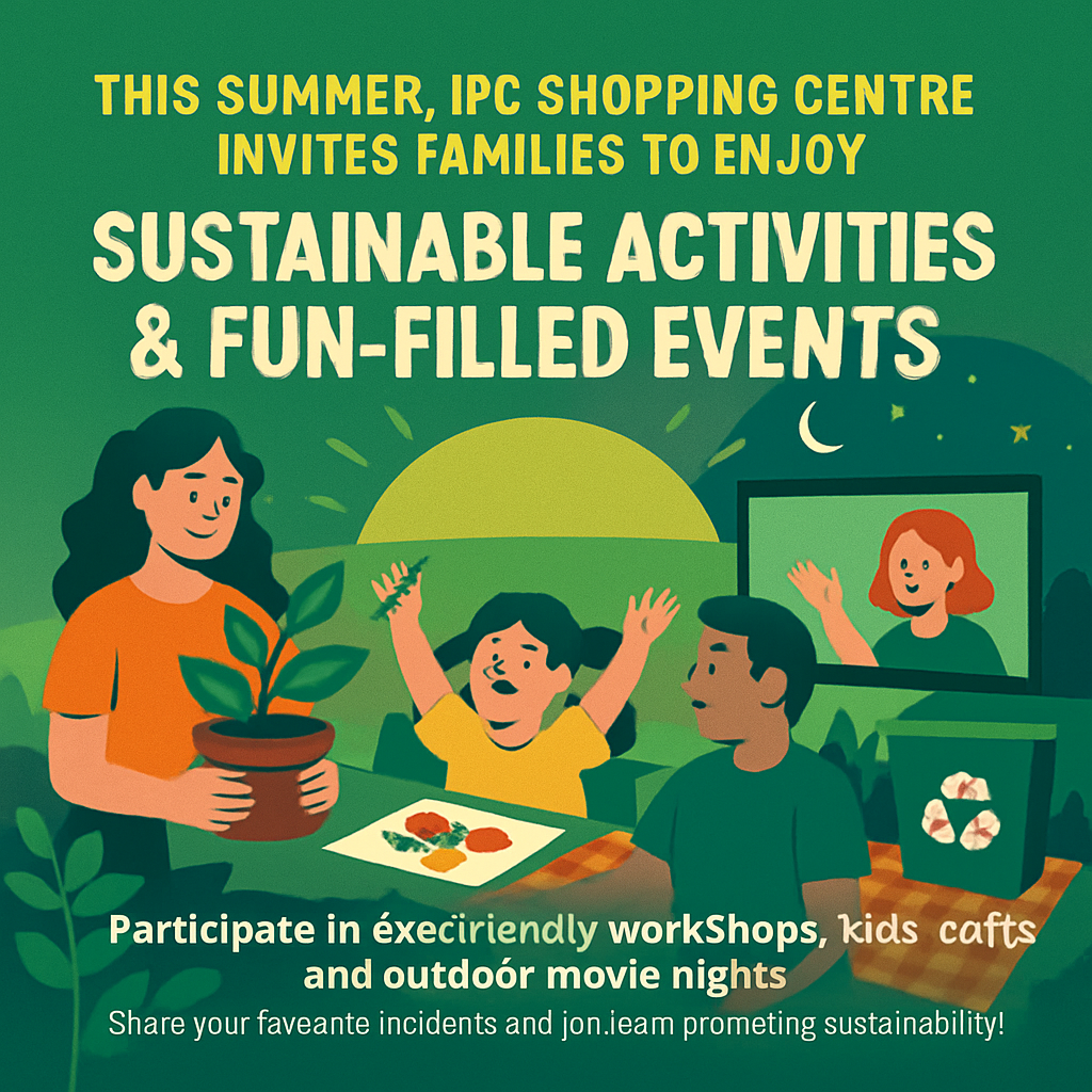 Celebrate Sustainability And Family Fun At Ipc Shopping Centre!