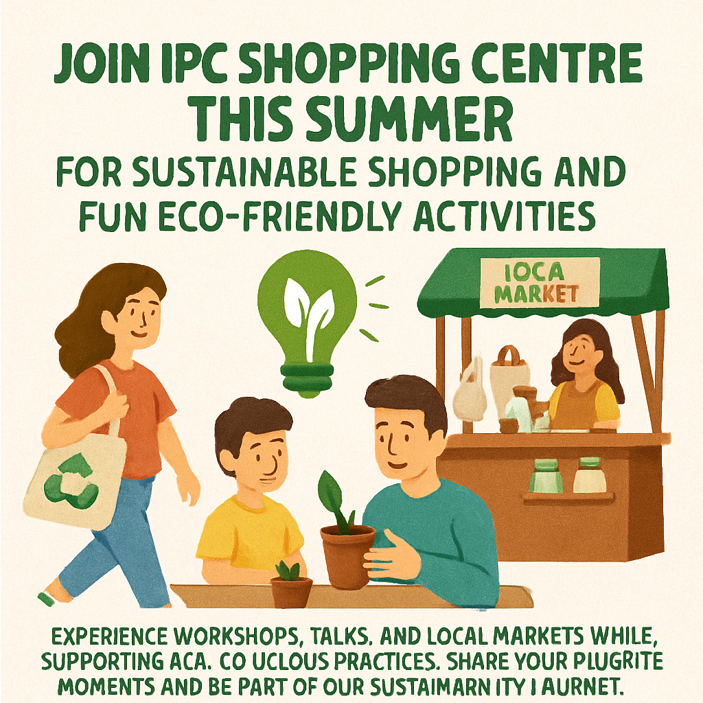 Celebrate Sustainable Shopping At Ipc Shopping Centre!
