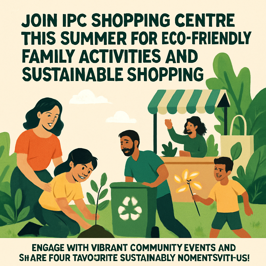 Join The Movement For Sustainable Family Fun At Ipc Shopping Centre!