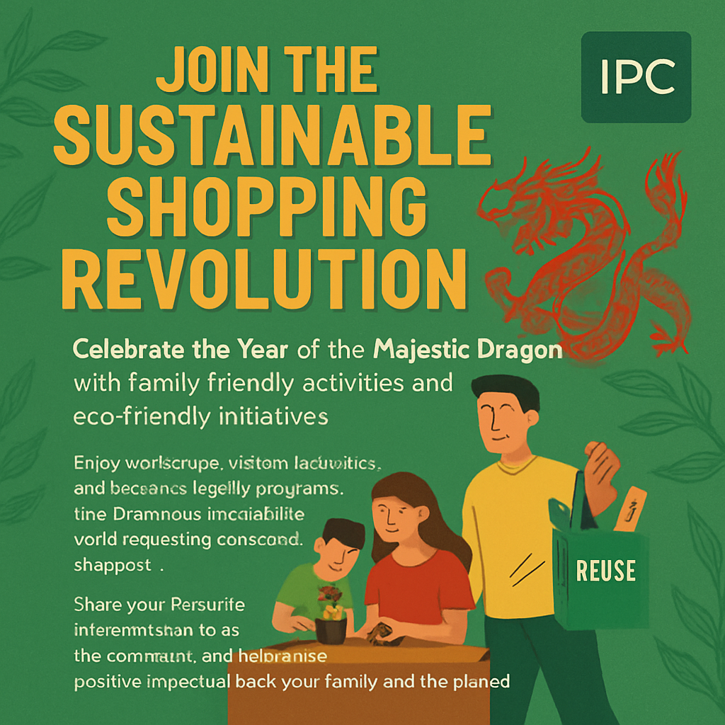Join The Sustainable Shopping Revolution At Ipc Shopping Centre!