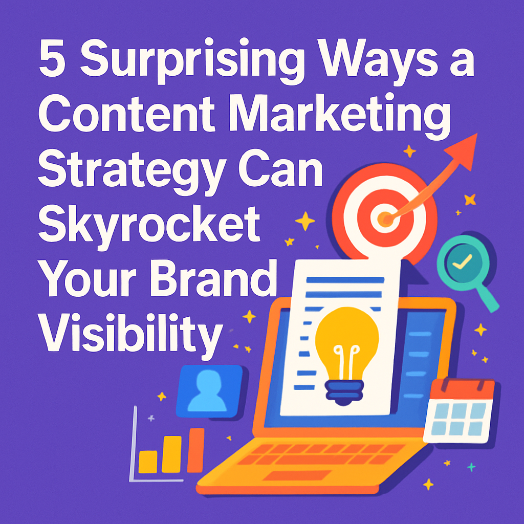 5 Surprising Ways A Content Marketing Strategy Can Skyrocket Your Brand Visibility