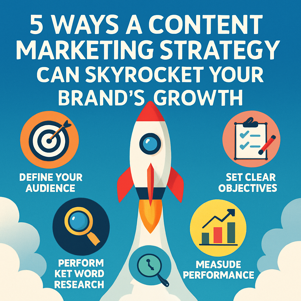 5 Ways A Content Marketing Strategy Can Skyrocket Your Brand’s Growth