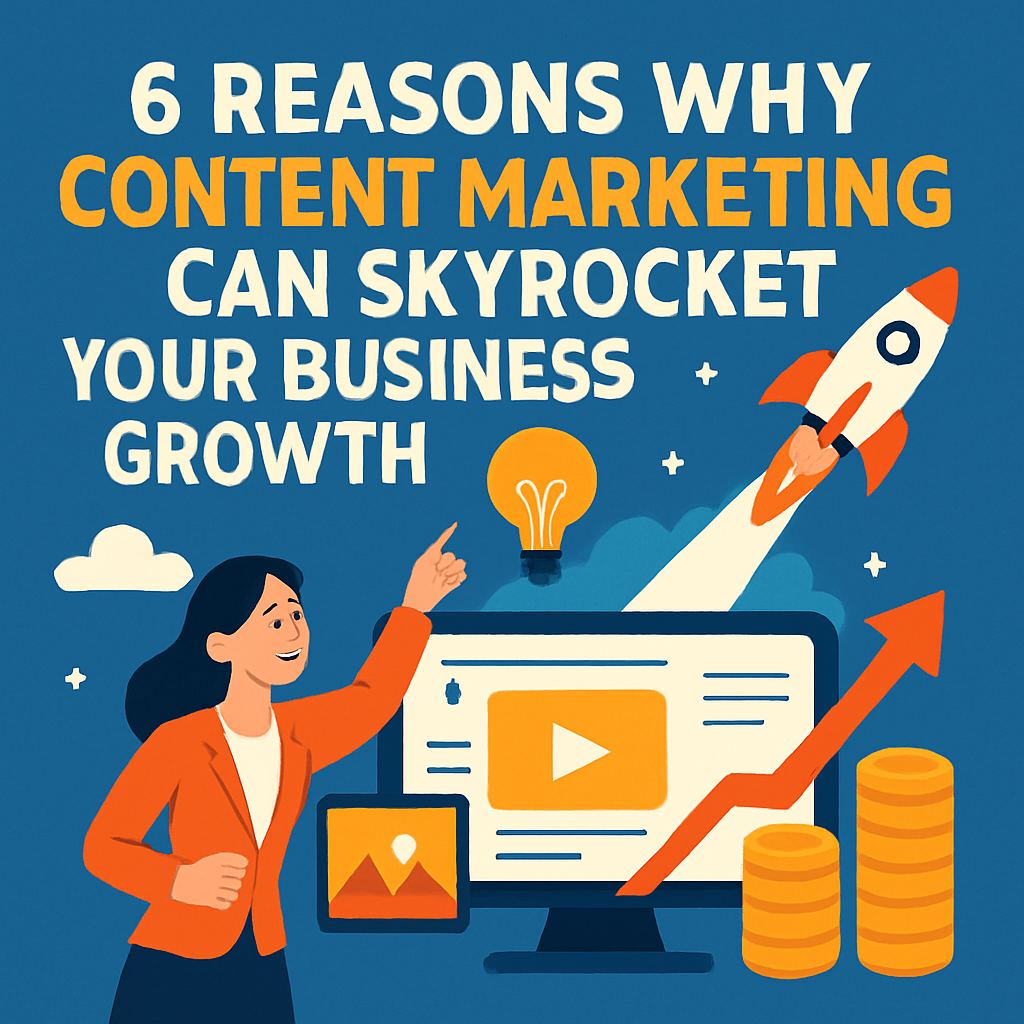 6 Reasons Why Content Marketing Can Skyrocket Your Business Growth