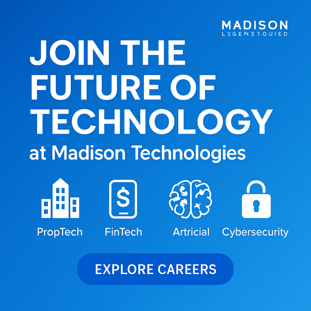 Join Madison Technologies In Shaping The Future Of Technology Services